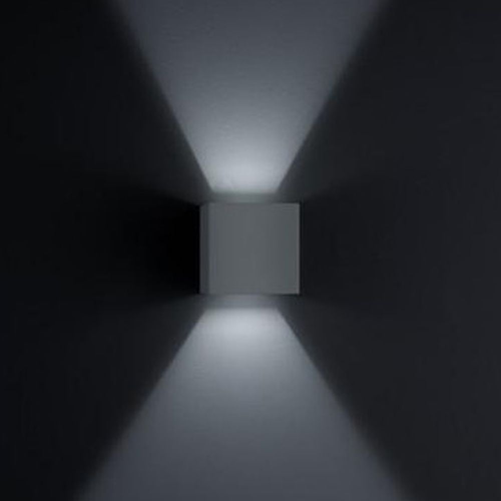 LED Wandleuchte Siri 44 in schwarz-matt 2x 3W 380lm IP54 Lichtaustritt verstellbar