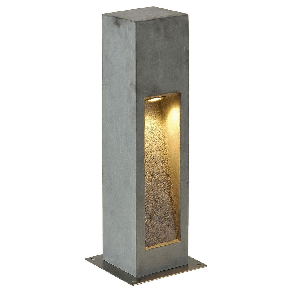 LED Wegeleuchte Arrock Stone  aus Basalt, in steingrau und in 50 cm