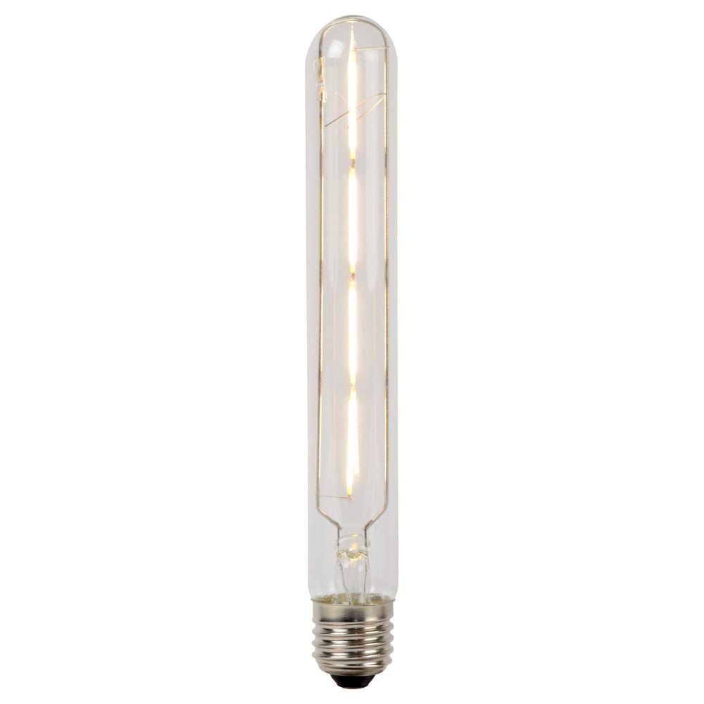 LED Lampe, E27 Kolbenform, klar -Vintage, 600 Lumen, dimmbar 1er-Pack