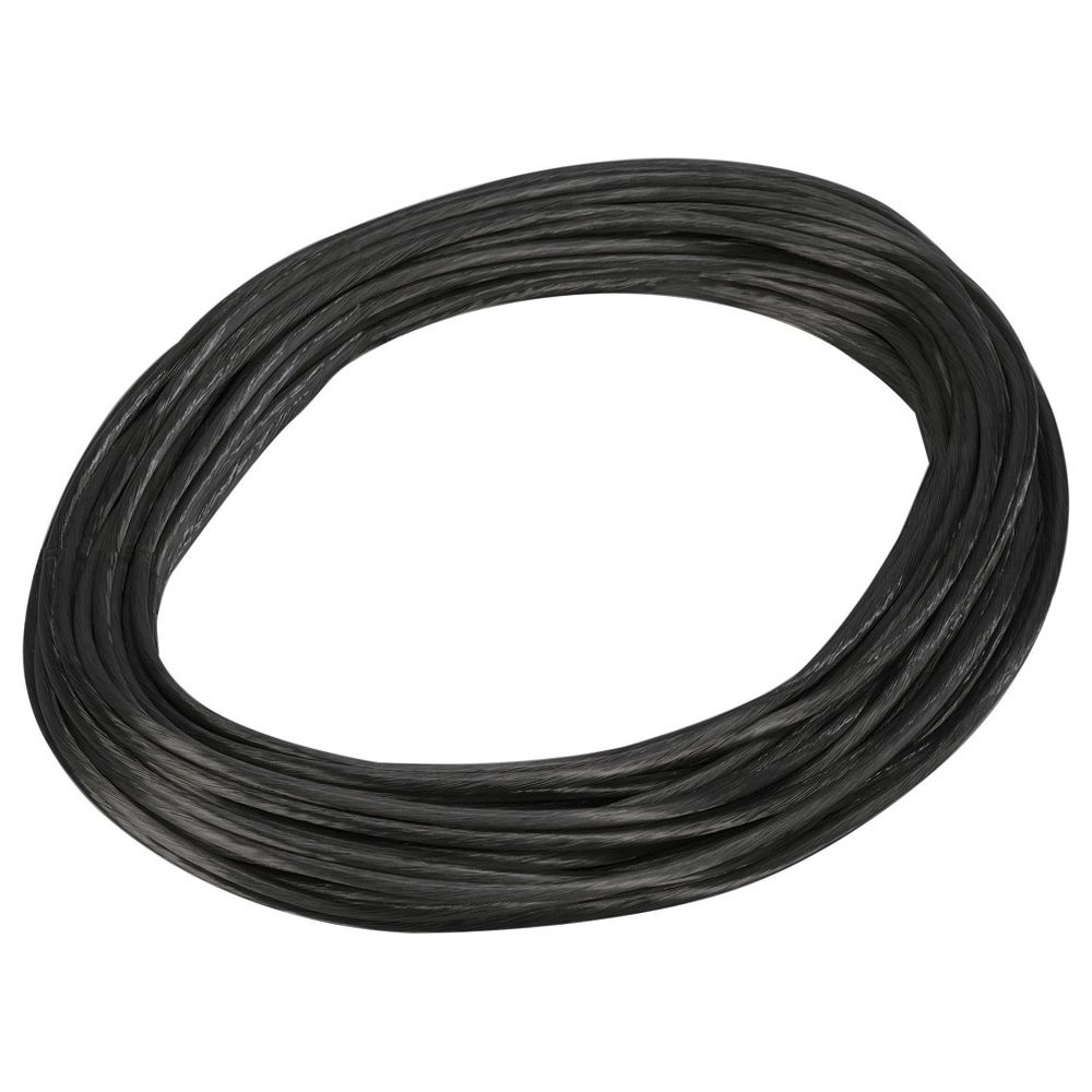 Tenseo Seilsystem, Niedervolt-Seil, 6 mm, schwarz, 20 m