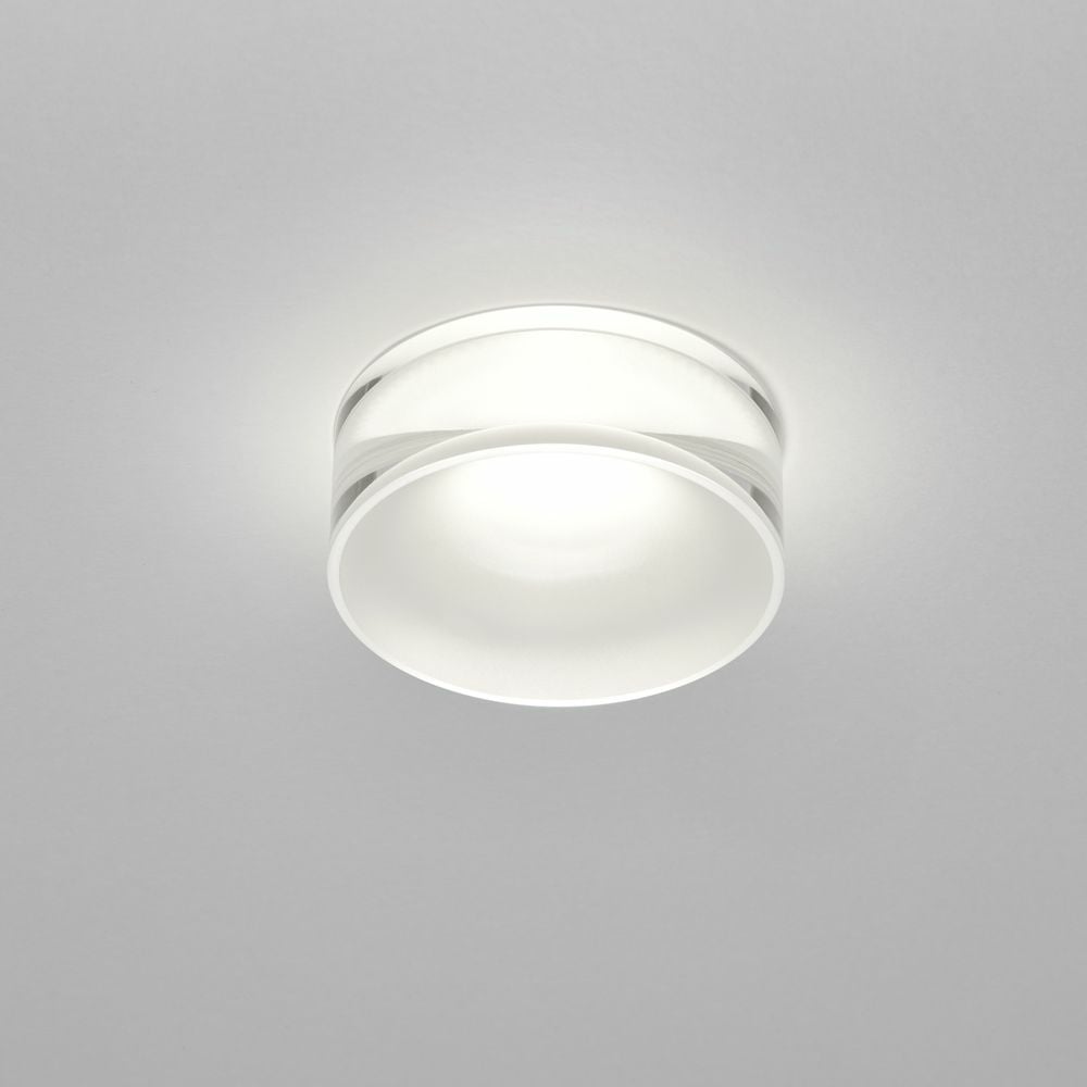 LED Deckeneinbaustrahler Ska in Wei und Transparent-satiniert 9W 440lm