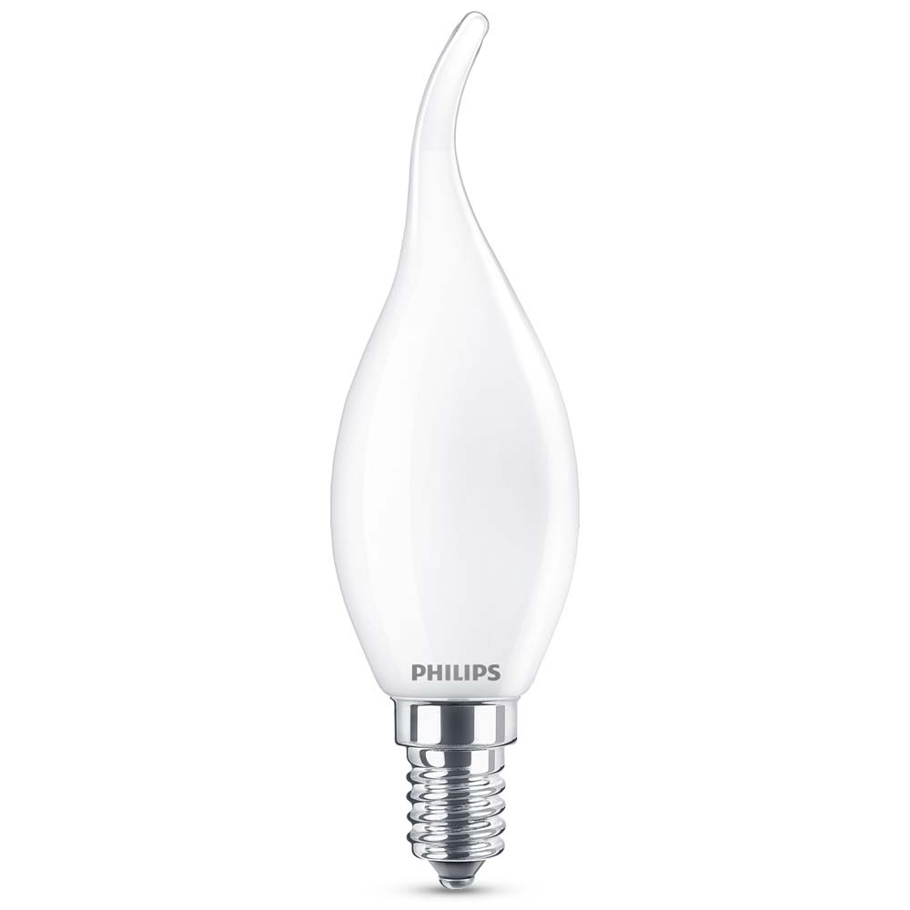 Philips LED Lampe ersetzt 25W, E14 Windstokerze B35, wei, warmwei, 250 Lumen, nicht dimmbar, 1er Pack