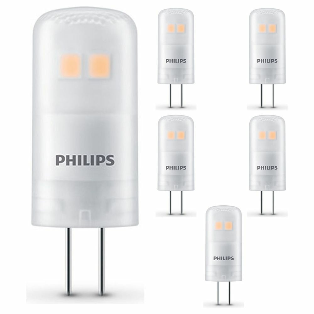 Philips LED Lampe ersetzt 10W, G4 Brenner, warmwei, 115 Lumen, nicht dimmbar, 6er Pack