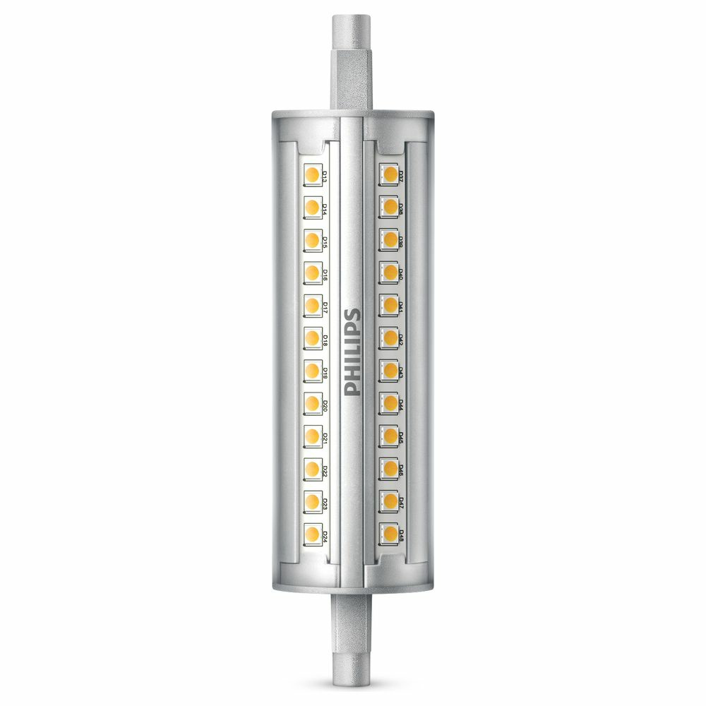Philips LED Lampe ersetzt 100W, R7s Rhre R7s-118 mm, warmwei, 1600 Lumen, dimmbar