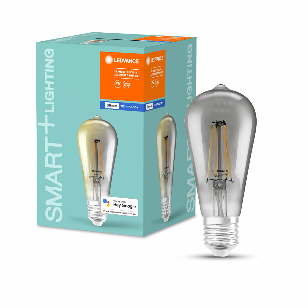 SMART+ Bluetooth LED Leuchtmittel E27 ST64 6W 540lm warmwei