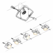 Paulmann | Lampen In Silber | Seilsystem Komplett Sets