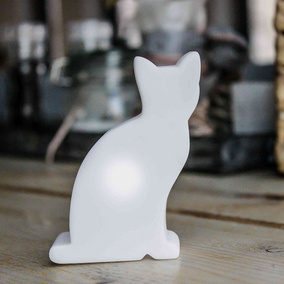 LED Mini Akkuleuchte Cat in Wei 0,5W 110lm