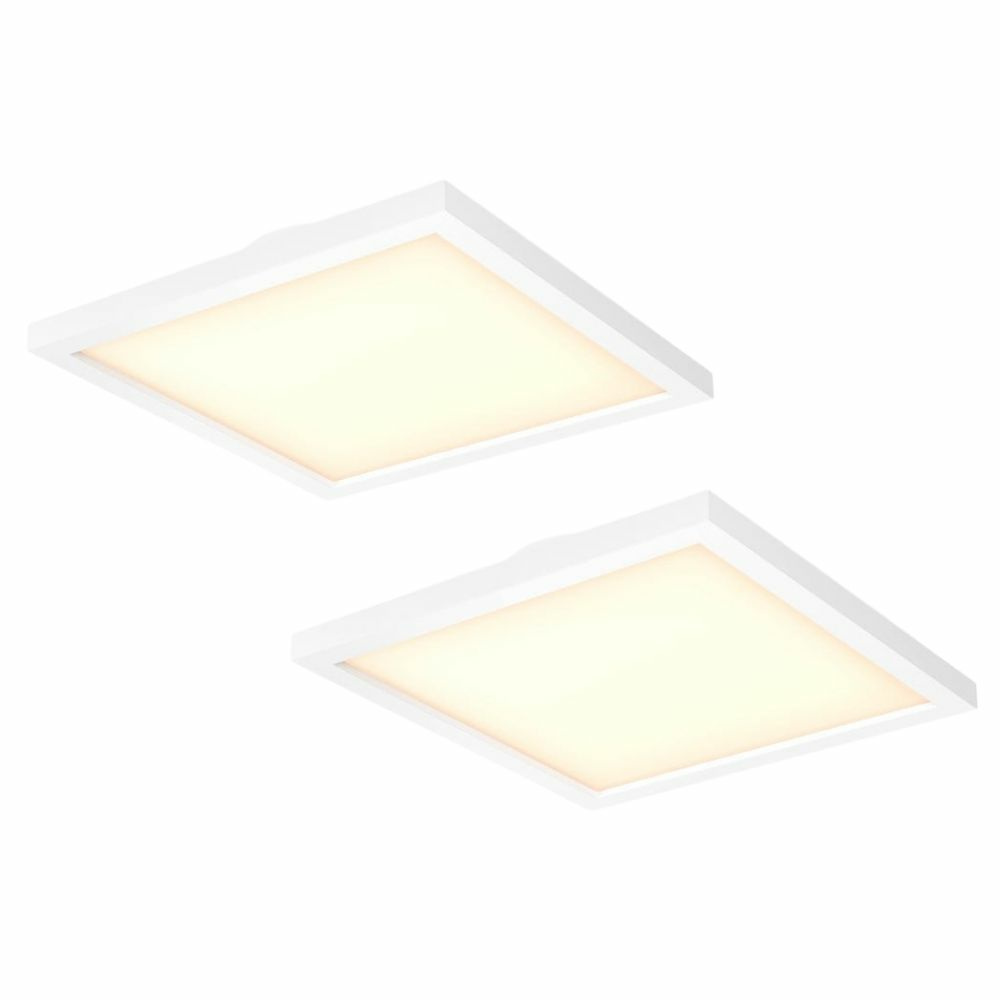 LED Philips Hue Panel White Ambiance Aurelle in Wei 39W 3750lm 600x600 Doppelpack
