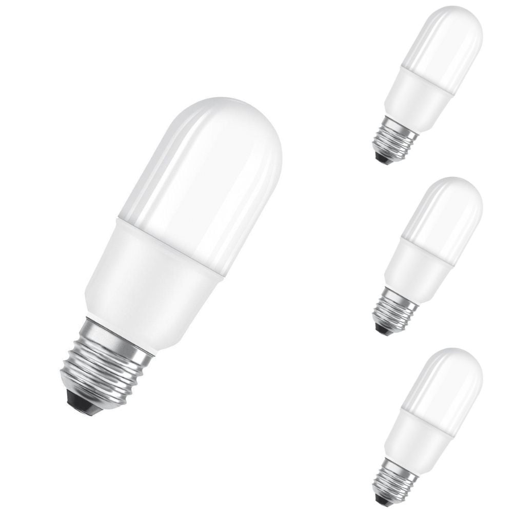 Osram LED Lampe ersetzt 60W E27 Kolben in Wei 8W 806lm 4000K 4er Pack