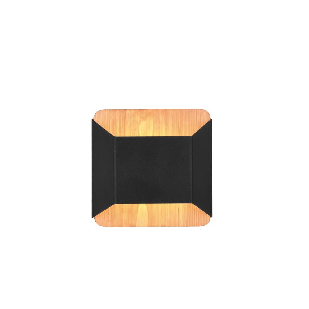 LED Wandleuchte Arino in Schwarz-matt 2x 2,15W 430lm