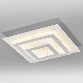 LED Deckenleuchte Square in Wei 27W 2200lm