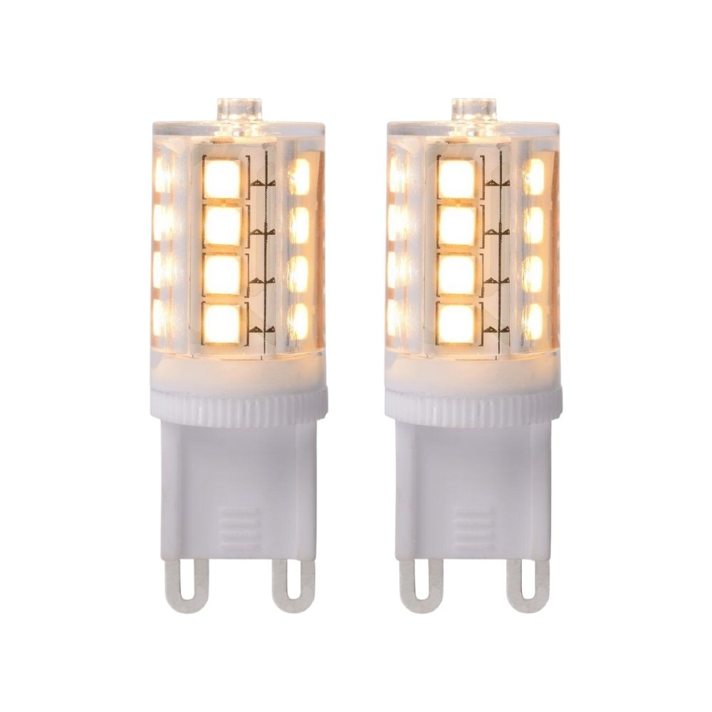 LED G9, klar, Stiftsockel, 3,5W, 350lm, 2700K 2er-Pack