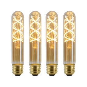 Vintage LED Lampe, dimmbar, E27, Rhre T30,...