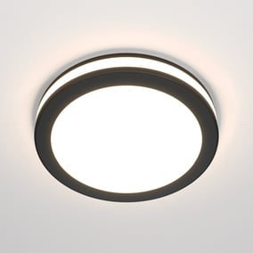 LED Einbauleuchte Phanton in Schwarz 12W 750lm rund