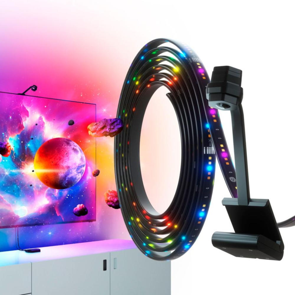 Nanoleaf 4D Screen Mirror + LED Light Strip Kit RGBW 85"/216cm in Schwarz 37,44W 1122lm