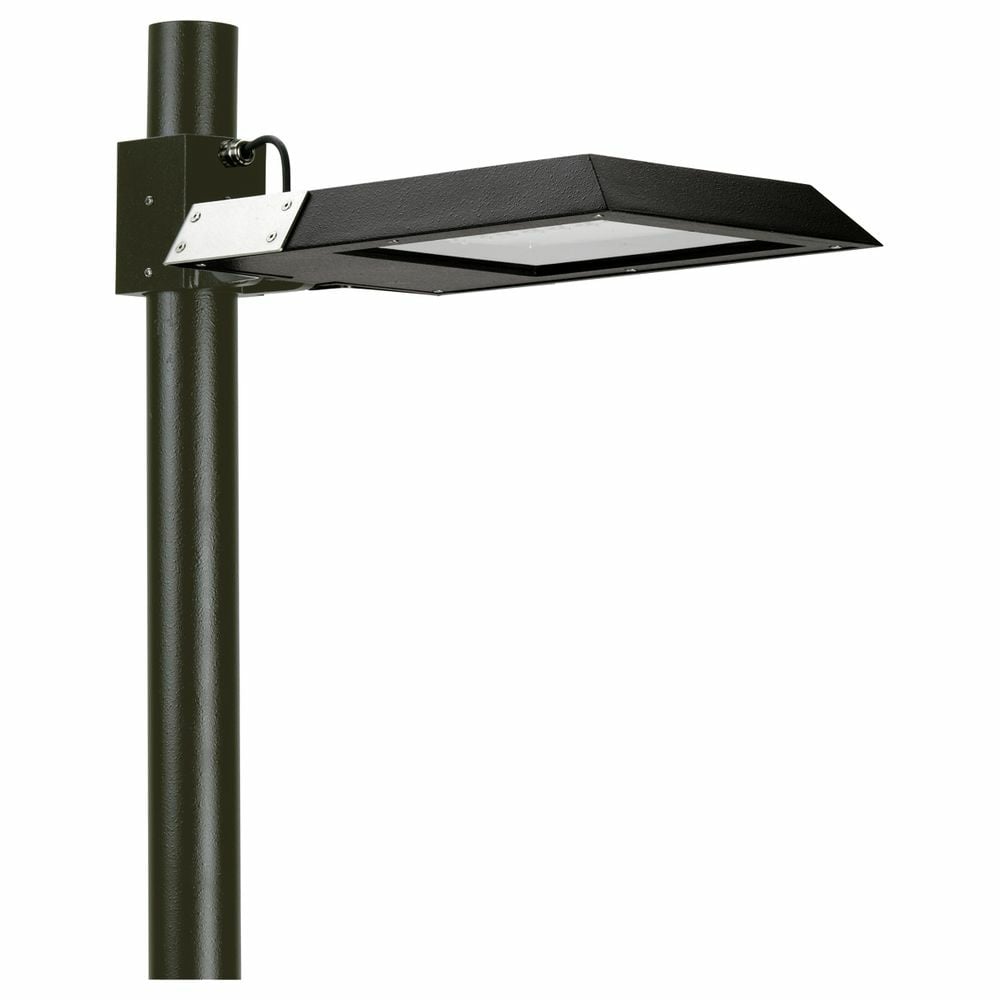 LED Vario-Flchenstrahler A-92379, Alu, schwarz, Sicherheitsglas, Mastzopf 76mm