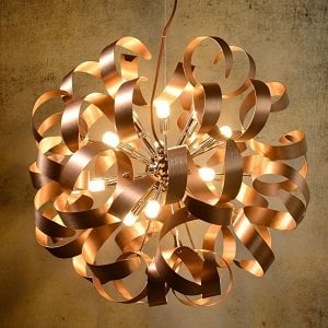LED Kupfer-Lampe
