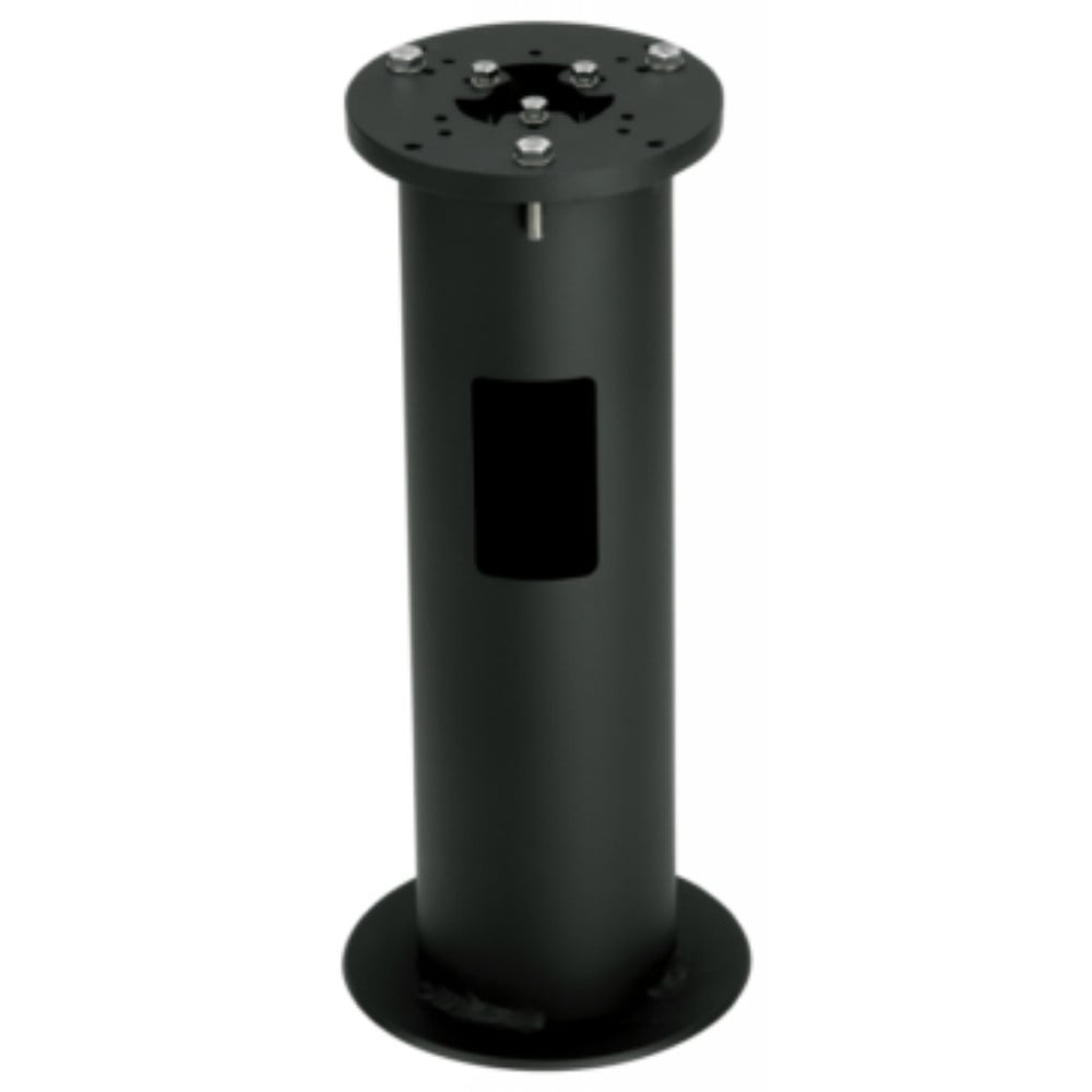 Erdeinbausockel A-142605, 40, 60, 85, 120 mm, aus Aluguss, schwarz