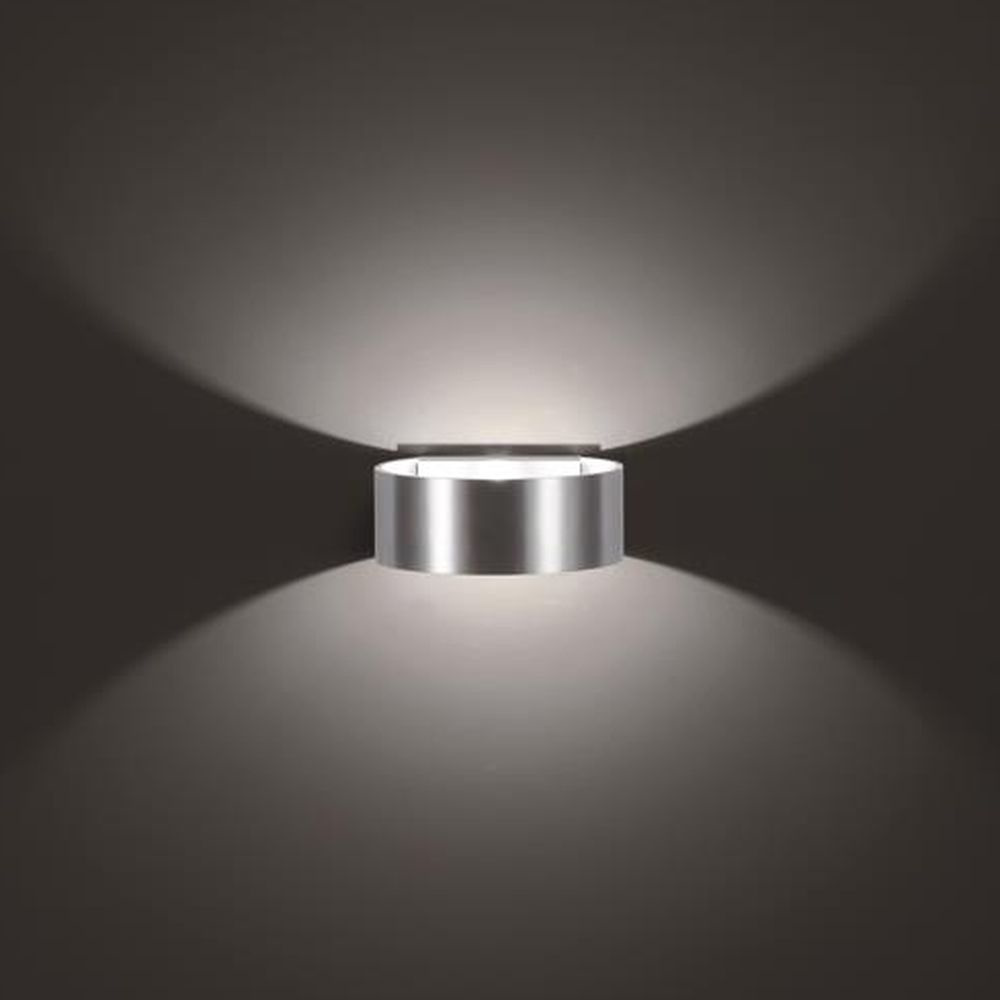 LED Wandleuchte Fosca in aluminium matt 7W 580lm  - Onlineshop Click licht