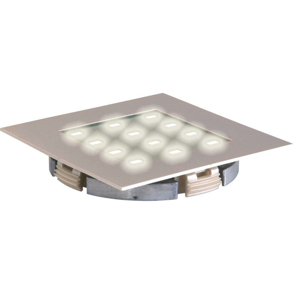 LED Einbaustrahler Q78 Edelstahloptik | Heitronic | 23686