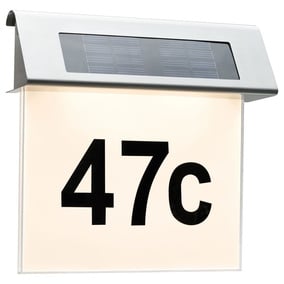 Outdoor Solar Hausnummernleuchte LED Edelstahl,...