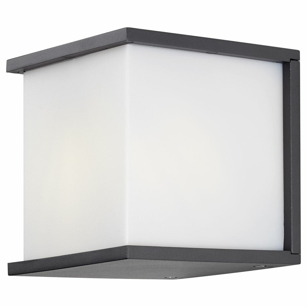 Geradlinige ECO-LIGHT Außenwandleuchte Box Cube in anthrazit | Lutec |  5184601118