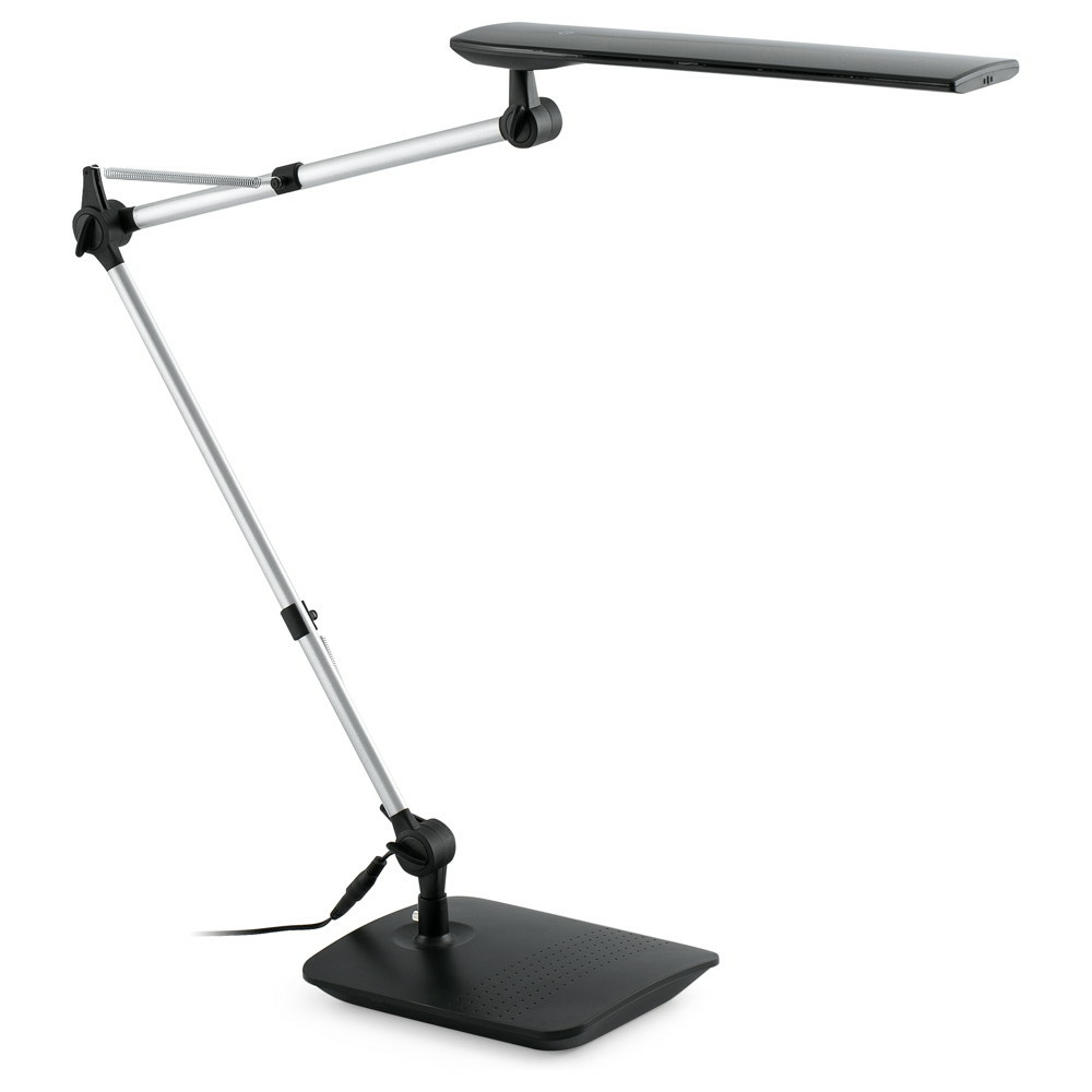 Praktische LED Schreibtischleuchte Ito aus Aluminium und Kunststoff in schwarz, dimmbar