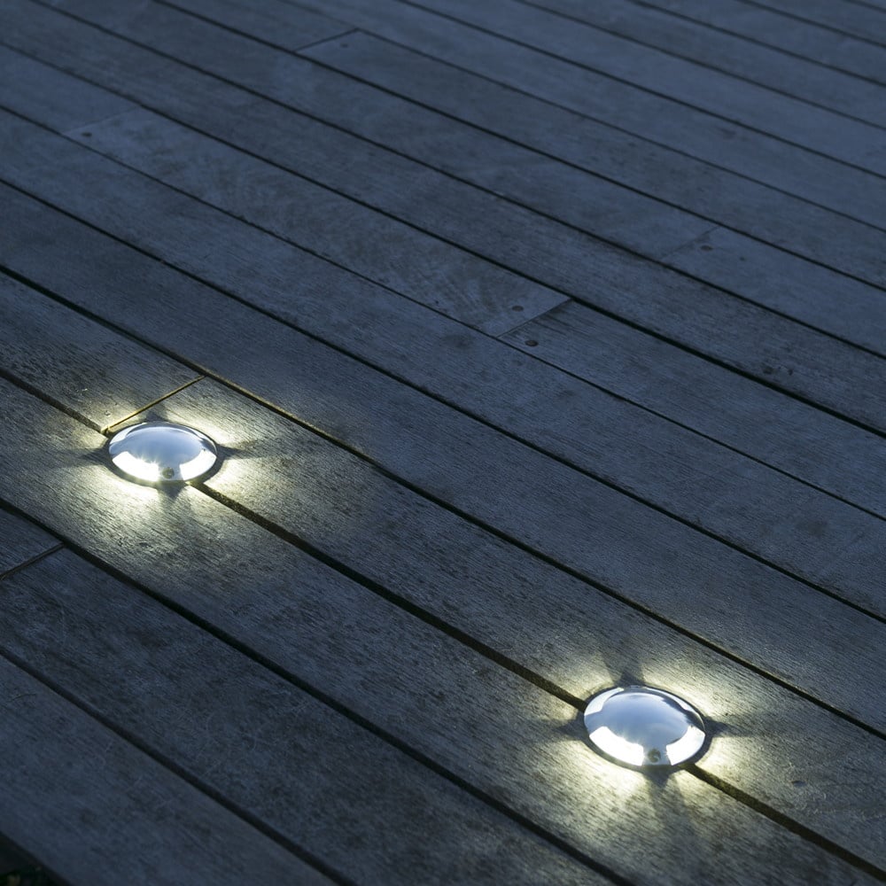 LED Bodeneinbauchleuchte Keenan aus Aluminium und Glas IP67