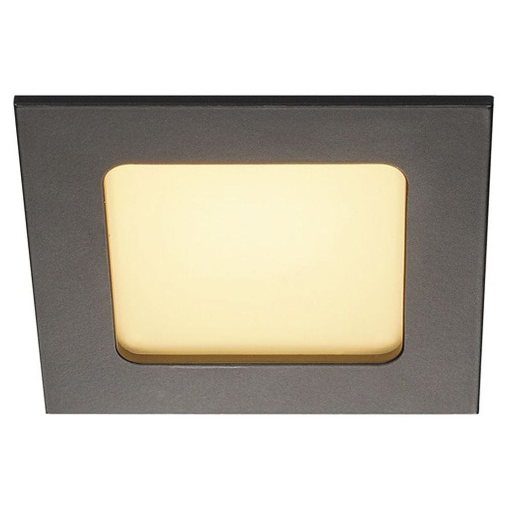 LED Einbaustrahler Frame Basic, 6W, warmwei, inkl. Treiber, schwarz-matt