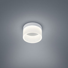 LED Decken Lampe Wohn Zimmer Spot Beleuchtung Ring Leuchte silber Strahler