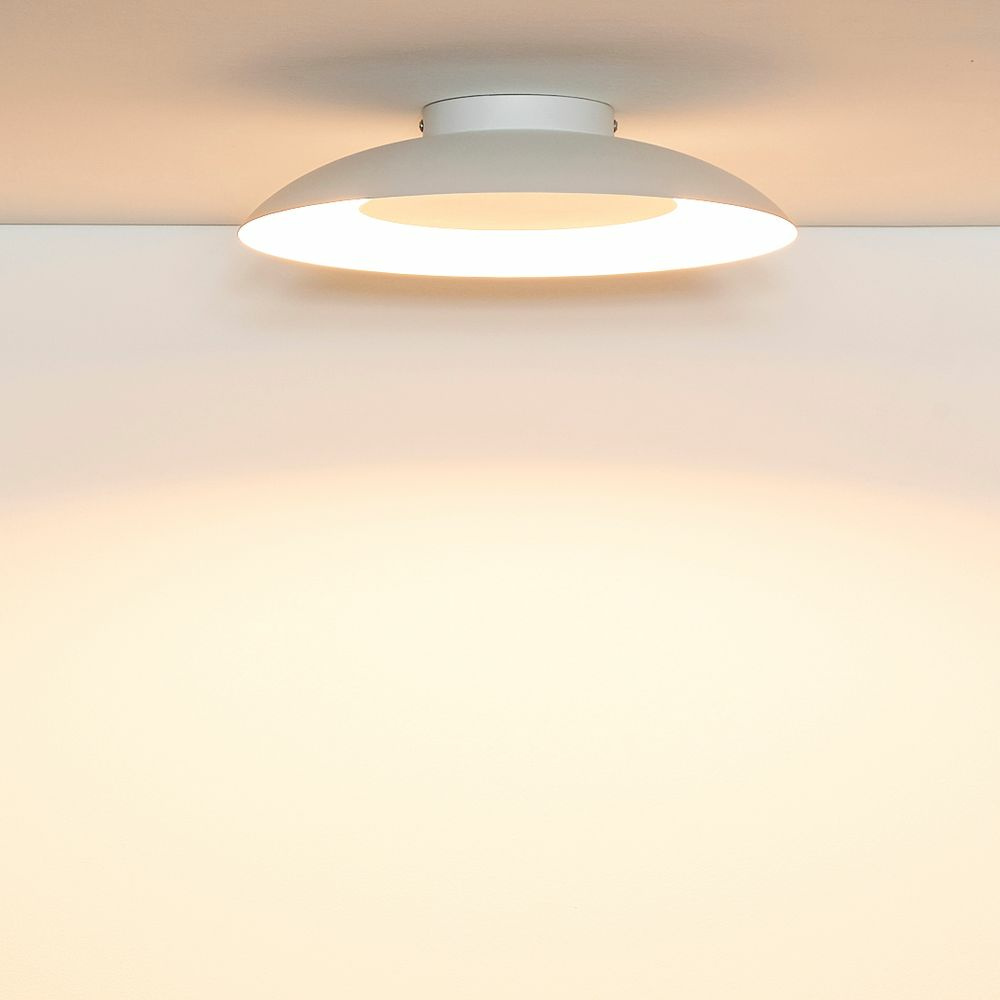 Runde Deckenleuchte Foskal in weiß inkl. LED Ø 345 mm | Lucide | 79177/12/31
