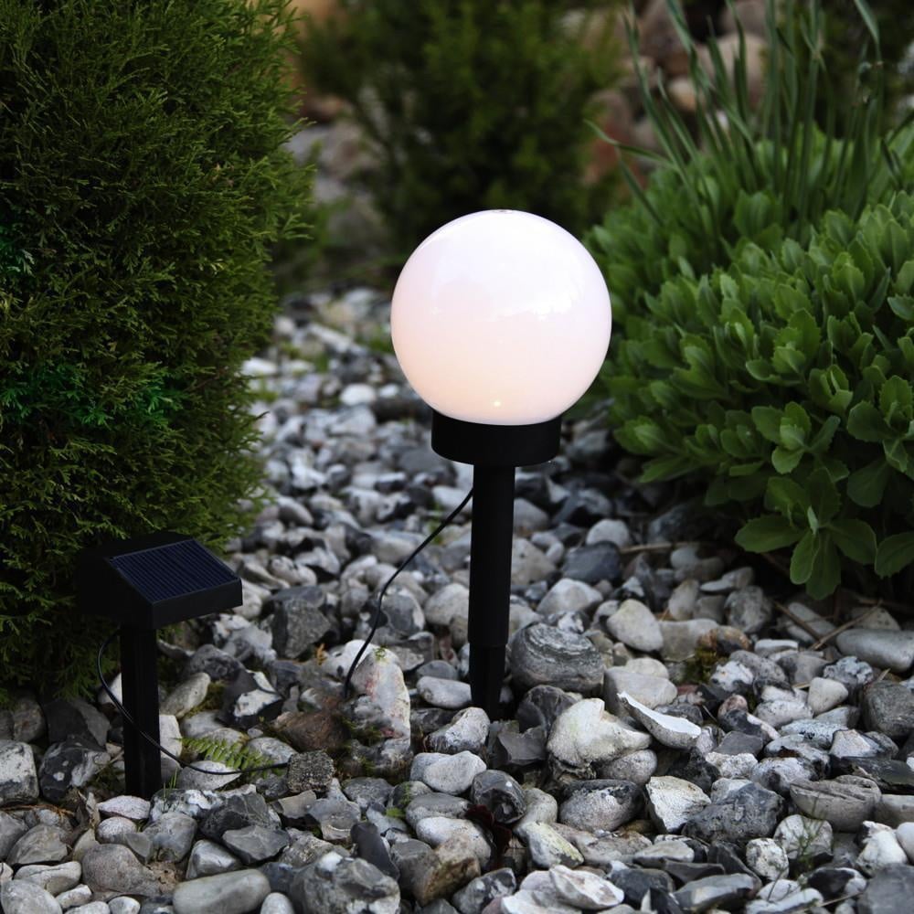 Solar- Gartenkugel Globus, mit Sensor und LED,  150 mm