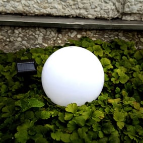 Solar- Gartenkugel Globus, mit Sensor und LED, ...