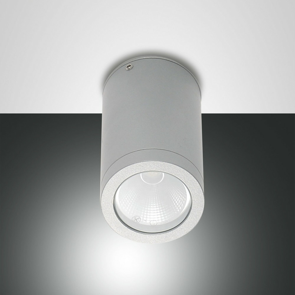 LED Spot Uma für den Außenbereich, IP54, silber