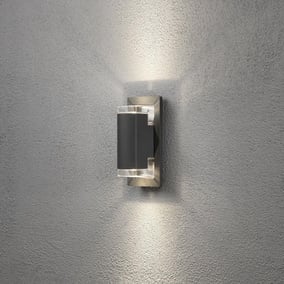 Wandleuchte Potenza, Up- and Downlight, IP54, anthrazit,...