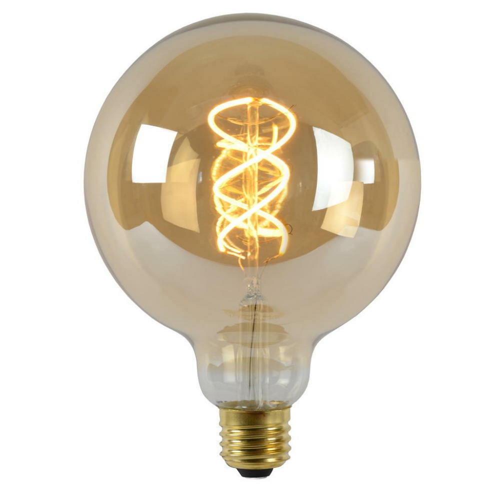 LED Leuchtmittel E27 Globe - G125 in Amber 5W 380lm