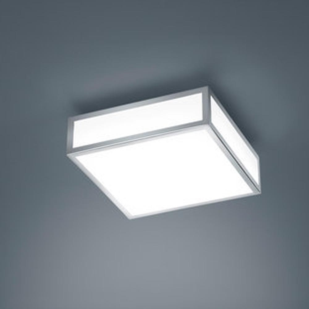 LED Deckenleuchte Zelo in Chrom 12W 960lm IP44 220x220mm