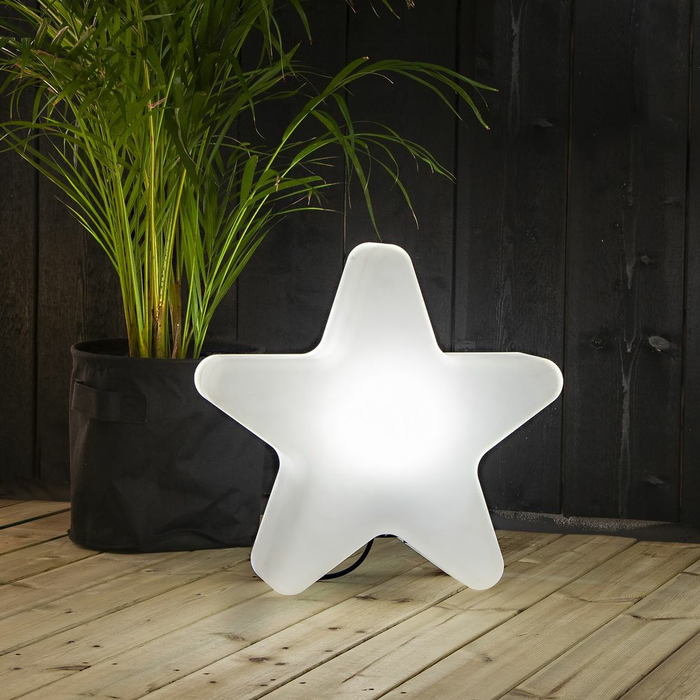 Outdoor Leuchte Gardenlight Stern E27 mit Erdspie