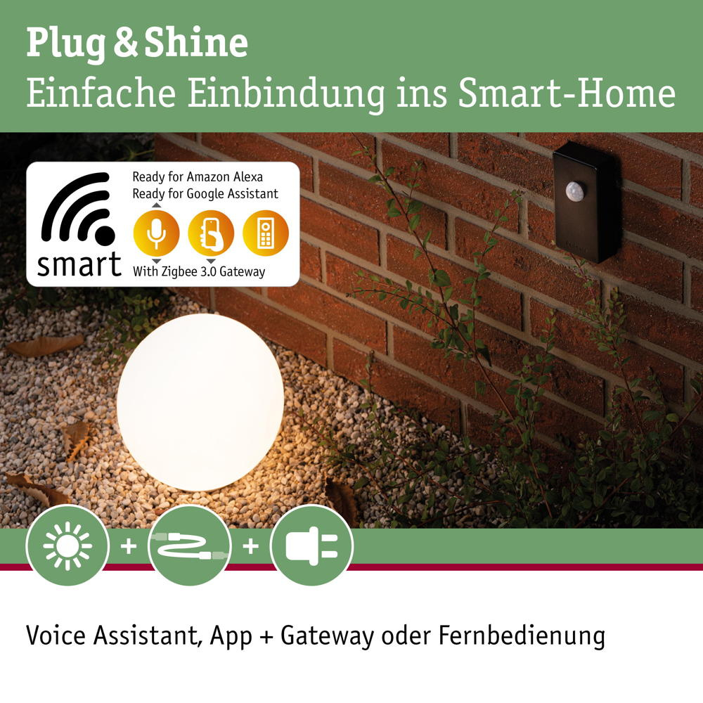 Plug & Shine ZigbeeController IP68 24V DC max 75W Schwarz | Paulmann | 93999