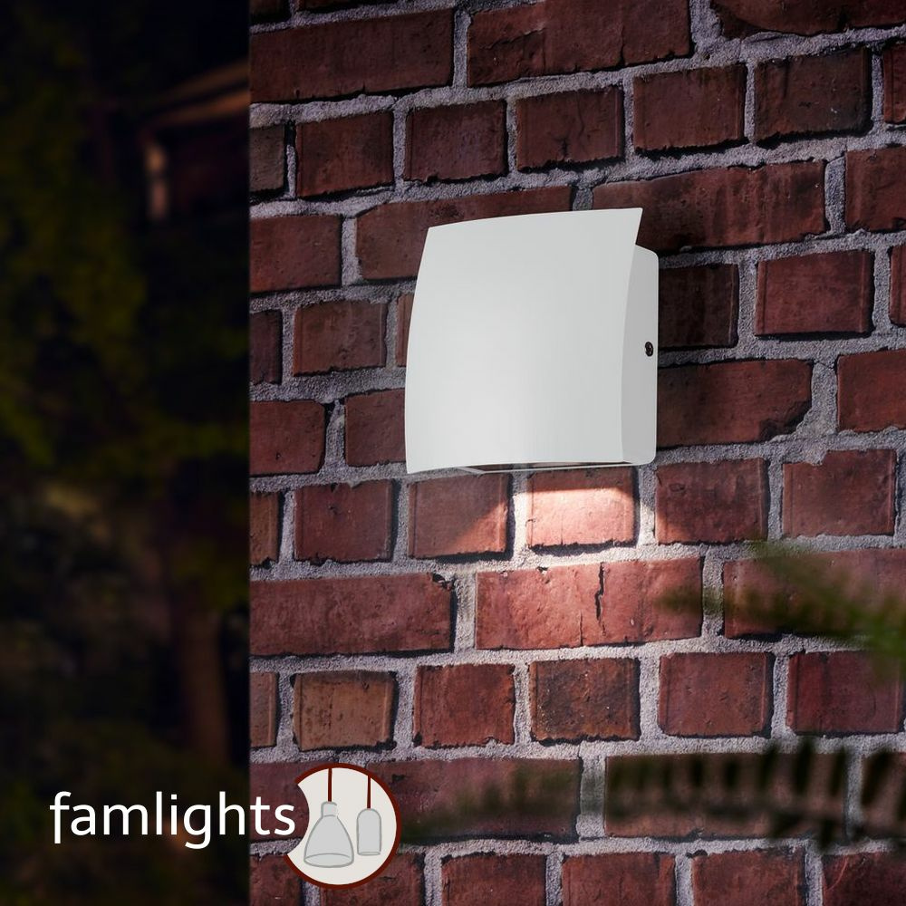 famlights | LED Auenwandleuchte Lars aus Aluminium