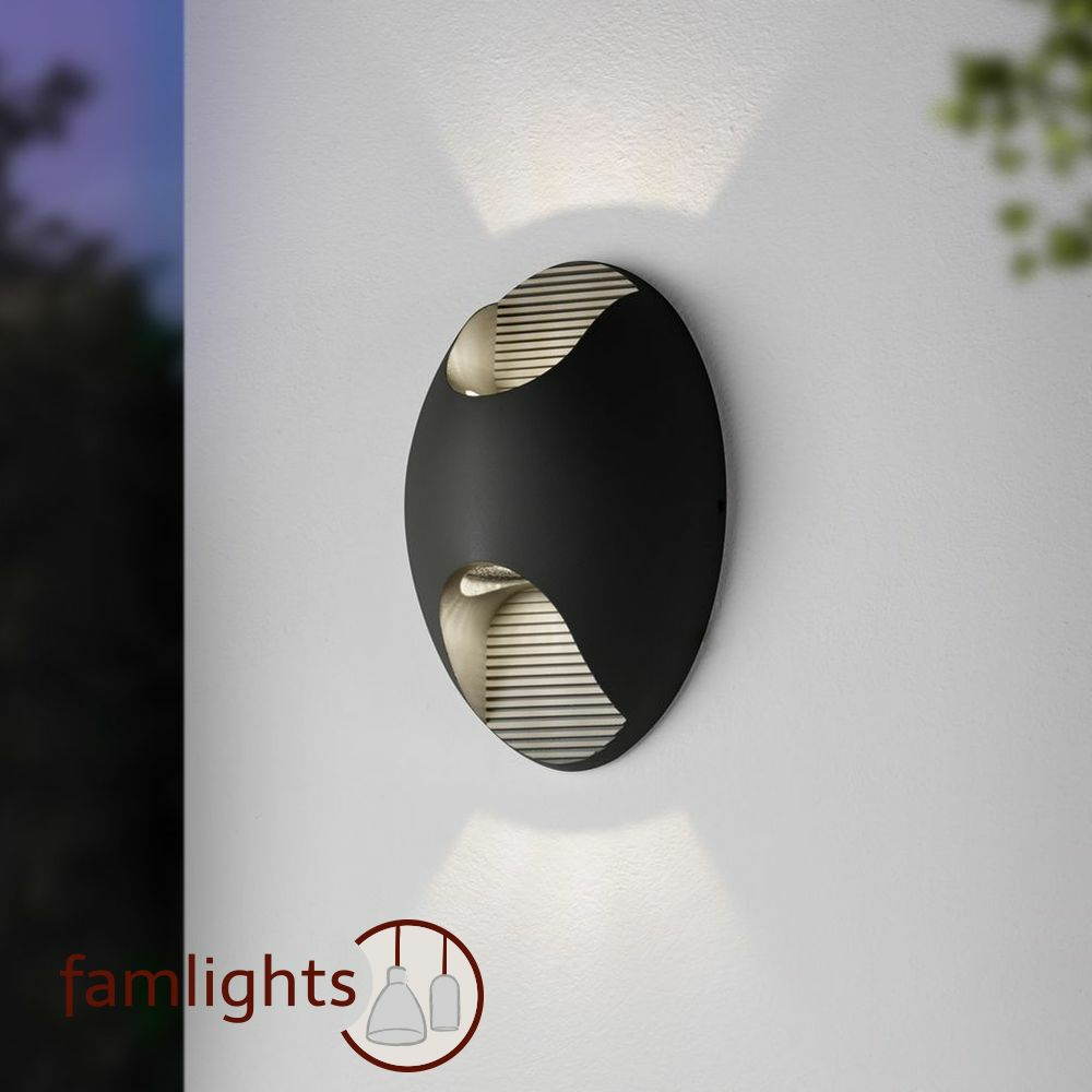 famlights | LED Außenwandleuchte Sophie aus Aluminium