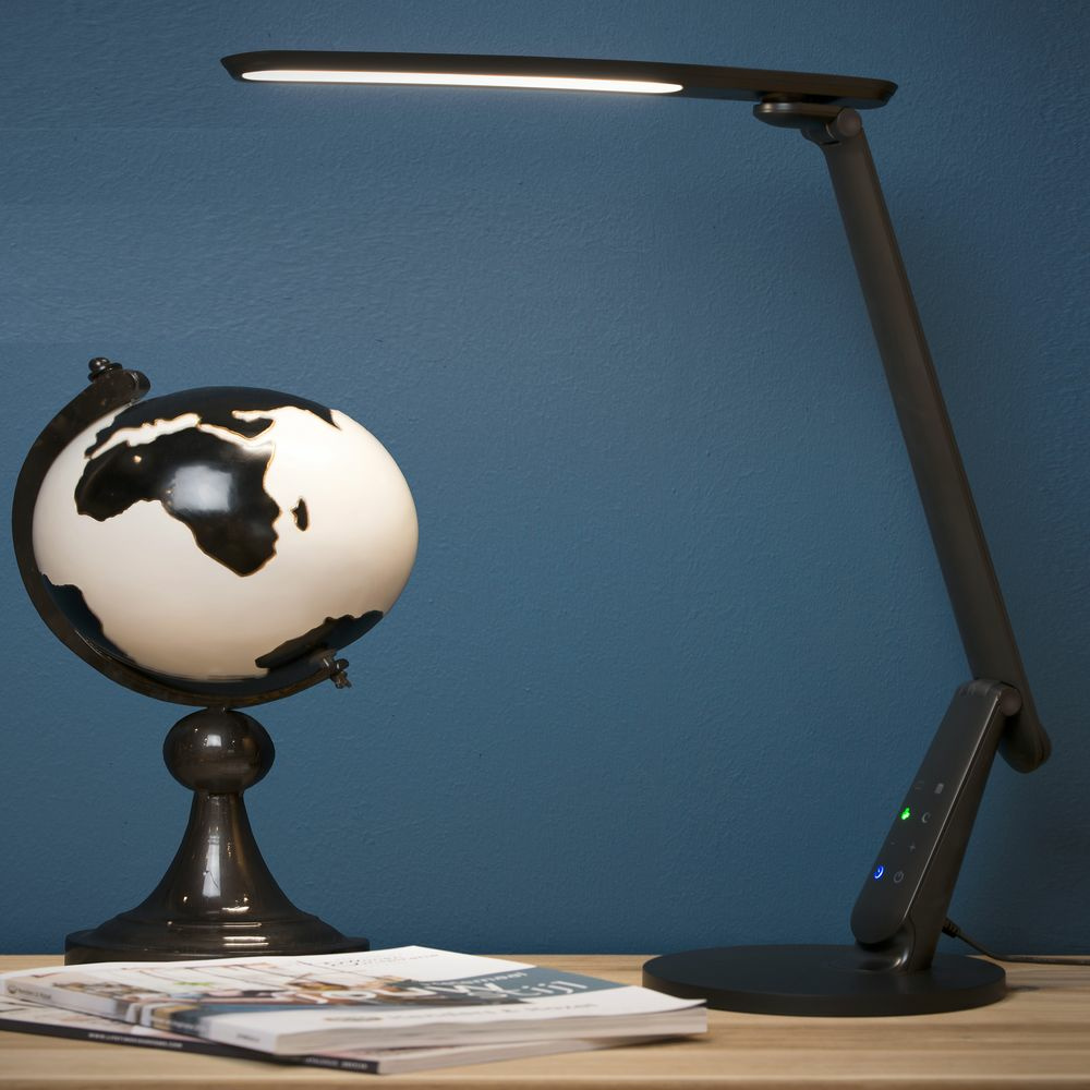 LED Schreibtischleuchte Practico in Schwarz 10W 430lm