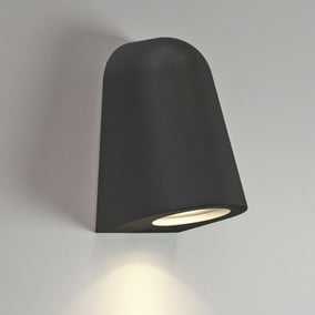 Moderne Wandleuchte Mast Light in schwarz, dimmbar, IP65