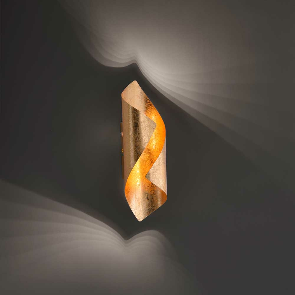 LED Wandleuchte Nevis aus Metall in Gold | Paul Neuhaus | 9030-12