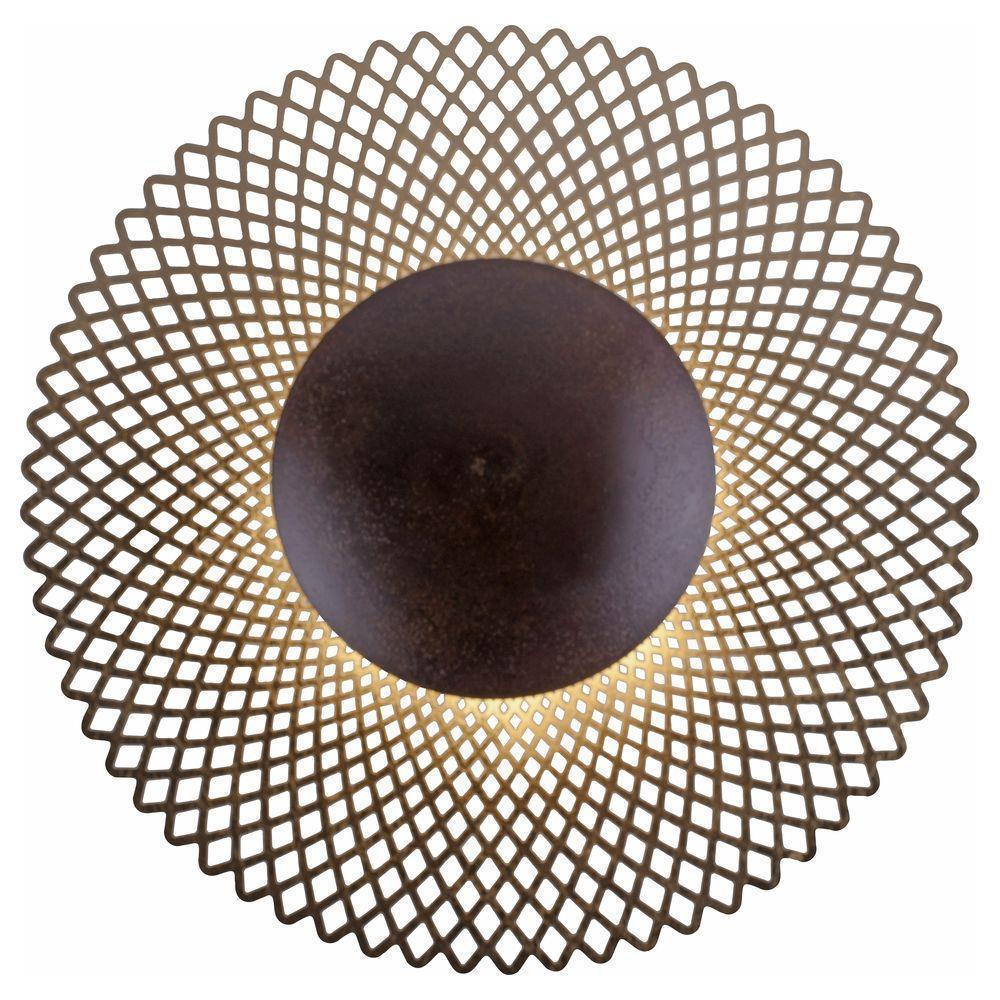 LED Deckenleuchte Nevis aus Eisen in Rostfarben 450 mm | Paul Neuhaus |  6551-48