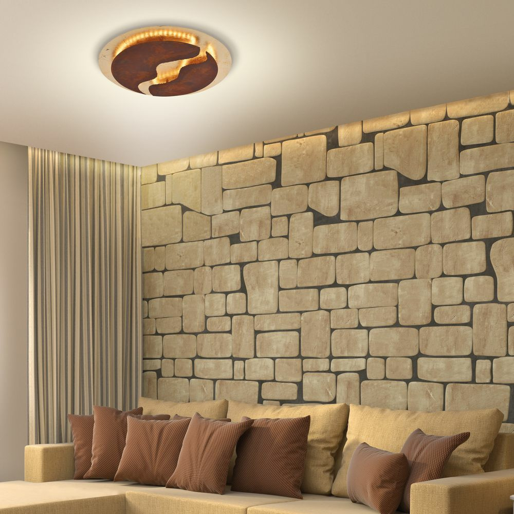 LED Wand- und Deckenleuchte Nevis Neuhaus | 6983-48 500 in mm Rostfarben Paul 