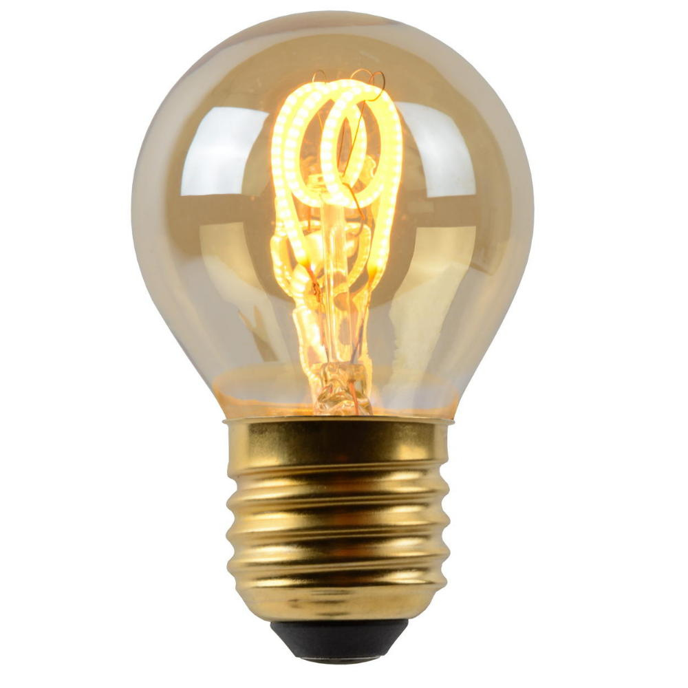 LED Leuchtmittel E27 Tropfen - P45 in Amber 3W 165lm 1er-Pack