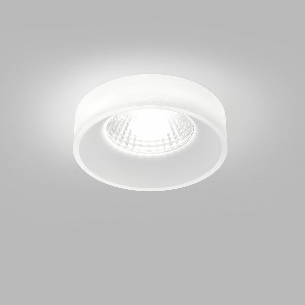 LED Deckeneinbaustrahler Iva in Weiß und Transparent-satiniert 5W 480lm IP44