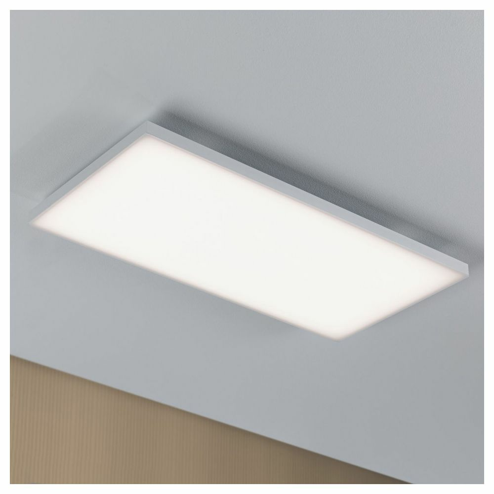 LED Deckenleuchte Valora in Weiß-matt Warmweiß 595x295mm