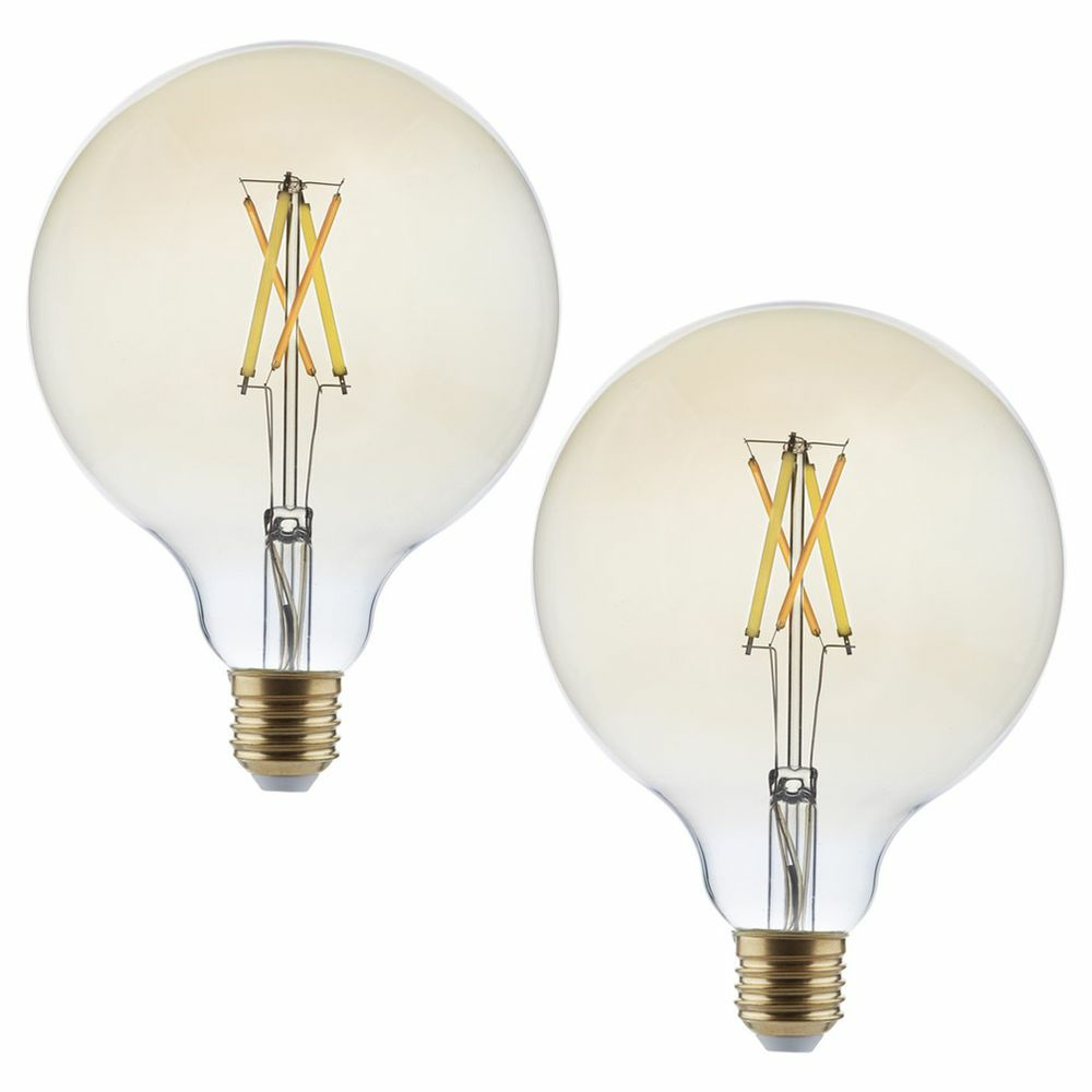 SHYNE | Smartes LED Leuchtmittel E27, amber, tunable white, Globe - G125, 7W, 650 Lumen
